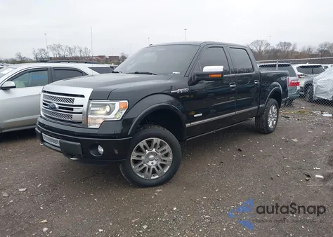2013 Ford F-150 Platinum z USA, uszkodzony, nr VIN 1FTFW1ET8DFA91314